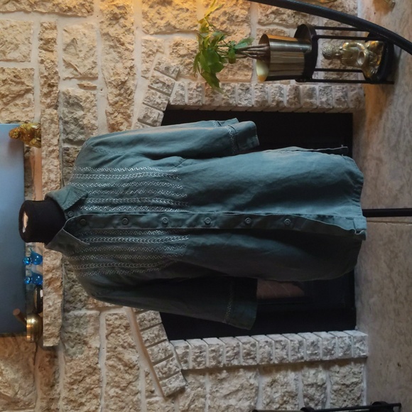 Olsen Linen Blouse - Picture 1 of 14